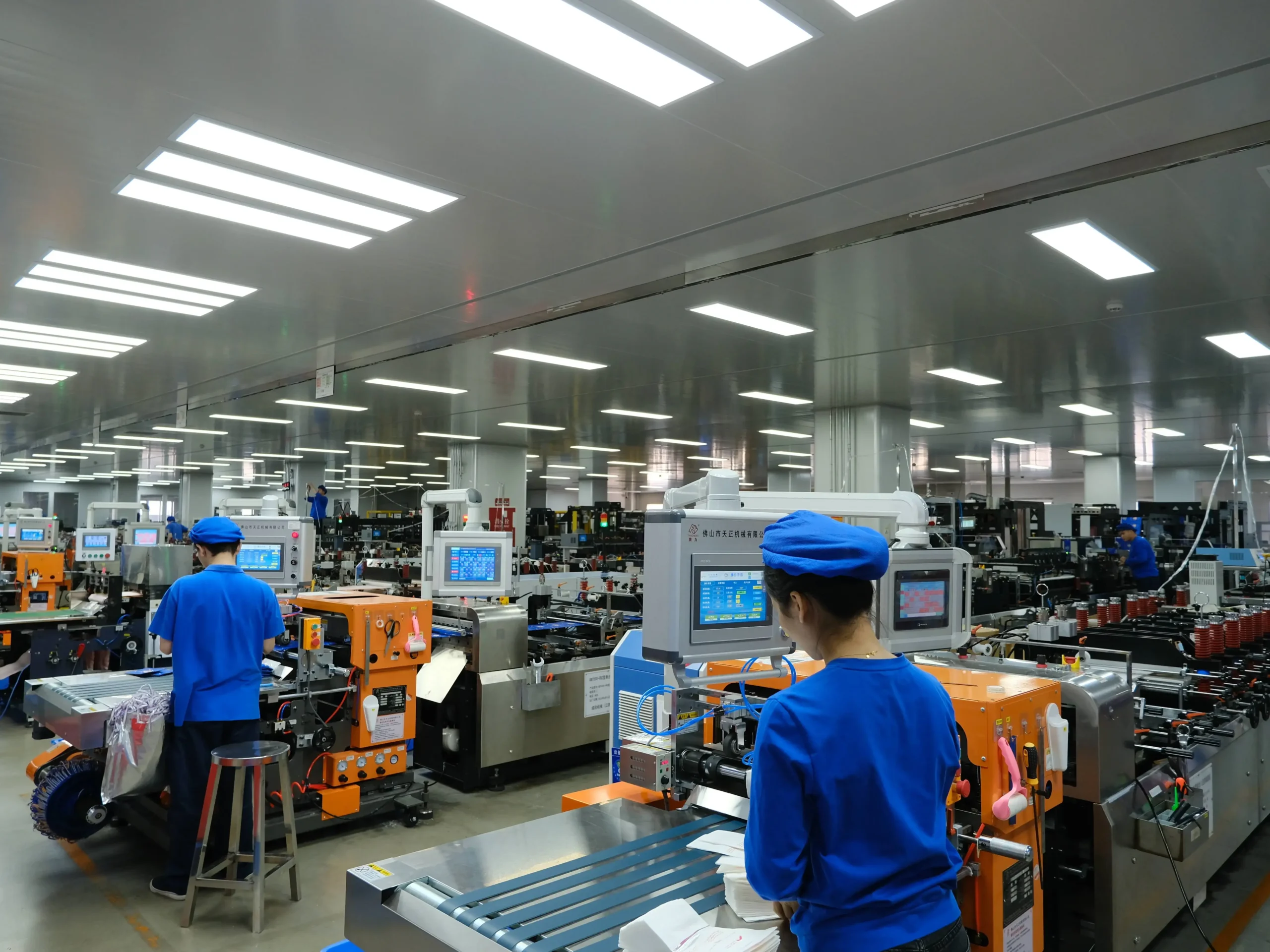 Bag-making production line
